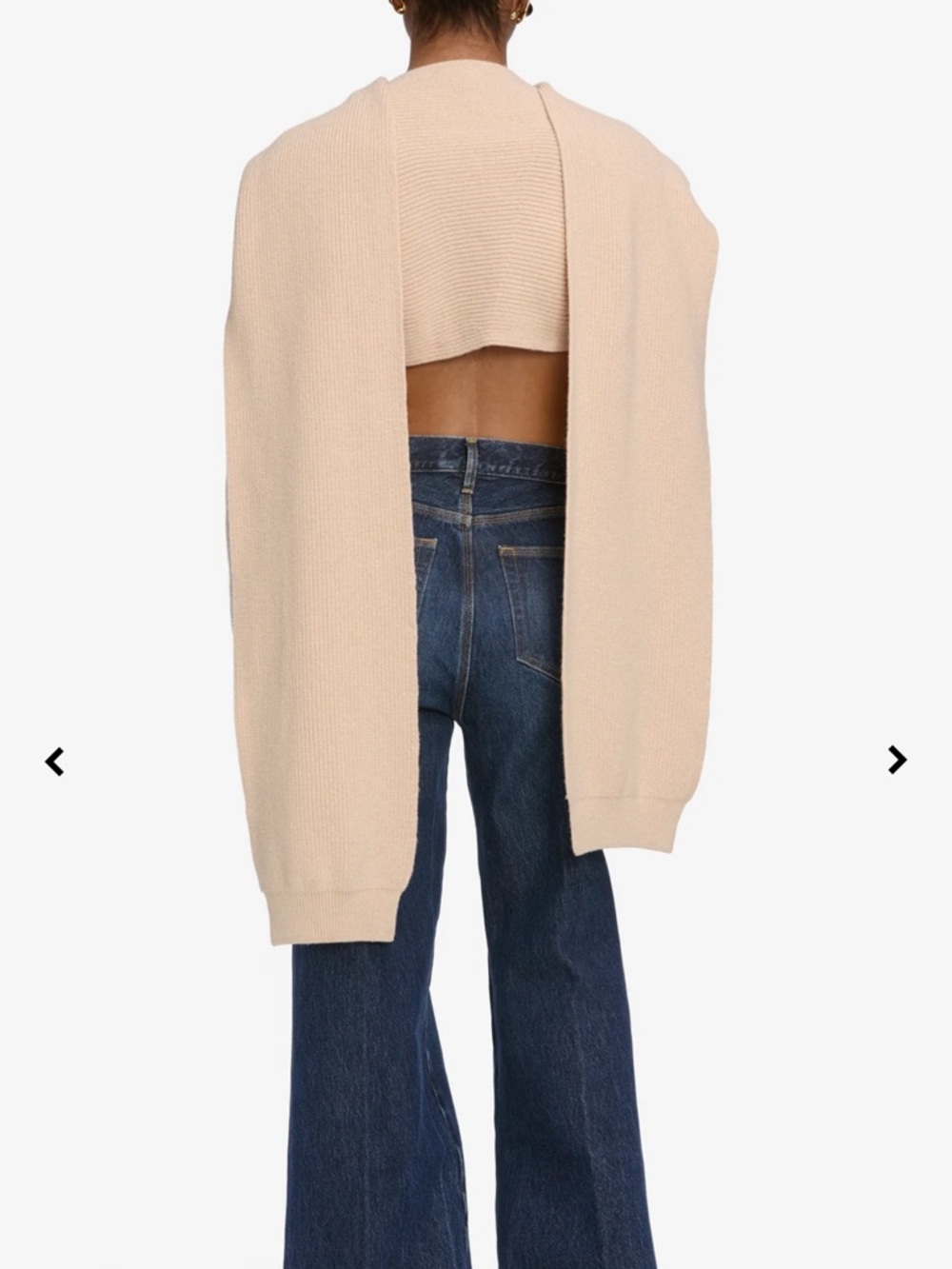 Frame Denim Ribbed Knit Wrap Sweater - Picture 5 of 9